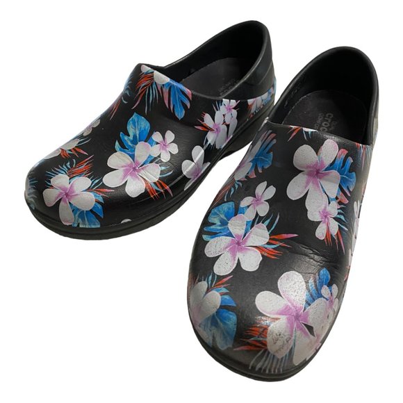 CROCS Shoes - Slip-Resistant Crocs at Work -  Neria Pro II Clog in Tropical - Black Size: W7